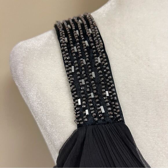 French connection Grey beaded dress. Size 6 - Picture 6 of 8